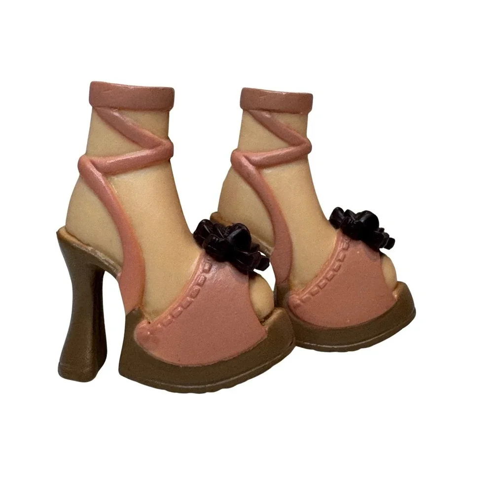 2004 My Scene Birthday‎ Barbie 3D Flower High Heel Shoes